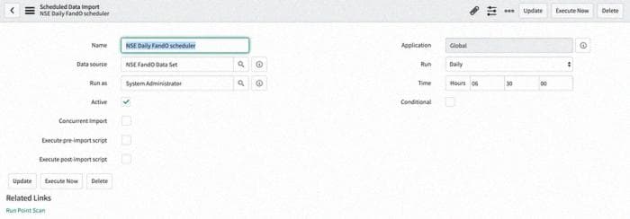 Scheduled Data Import