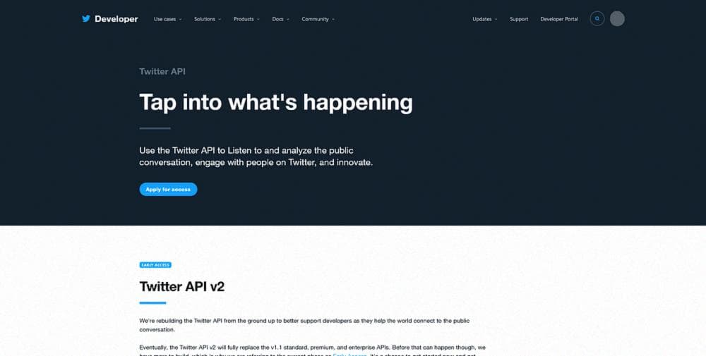 Картирование данных с использованием Twitter API