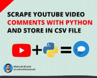 Парсинг комментариев к видео на YouTube с помощью Python | Проект по веб-парсингу