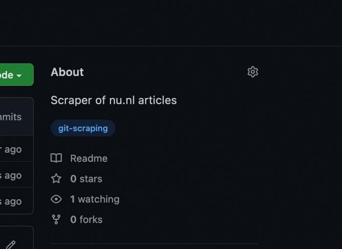 git-scraping topic