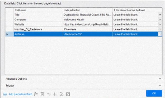 labelling scraped data