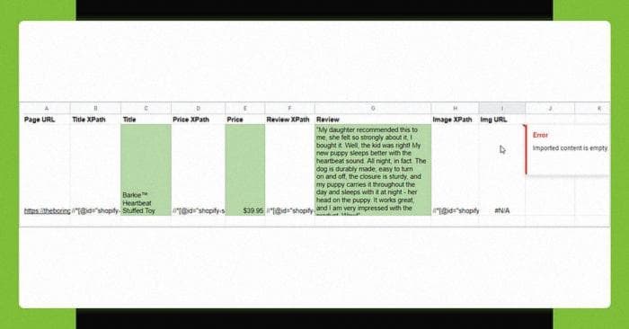 Как извлечь данные из магазина Shopify в Google Sheets?