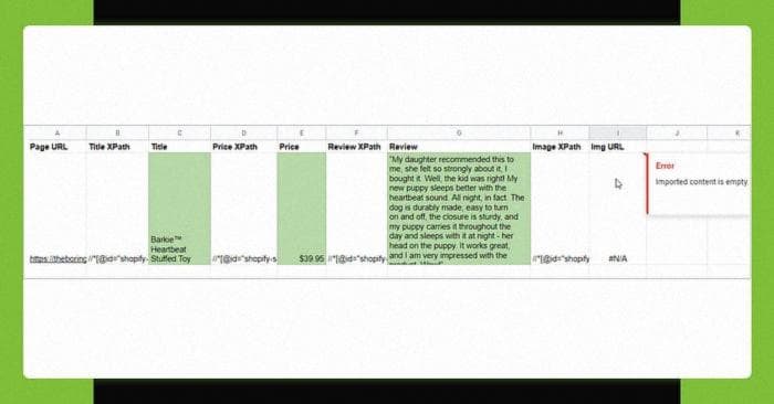 Как извлечь данные из магазина Shopify в Google Sheets?